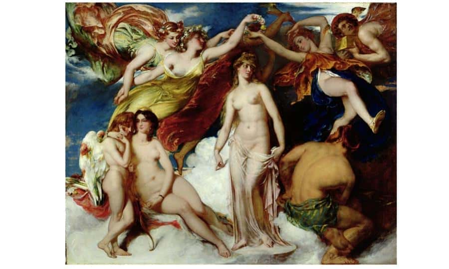 Etty Pandore couronnee par les saisons 1824